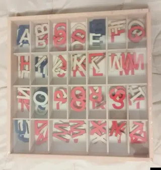 Alfabeto de Madera Mundo Diver