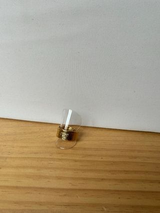 Anillo acero inoxidable dorado