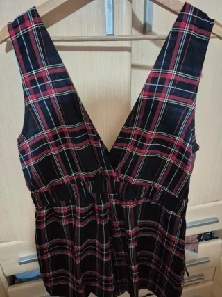 Mono corto a cuadros