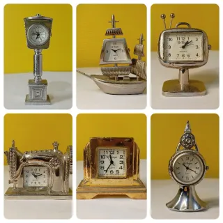 30 Mini Orologi da Collezione a Forma di Oggetti.