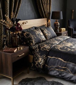 Juego Ropa Cama King Size Diseño Calavera