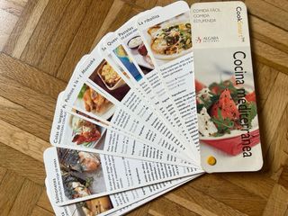 Dos libros de cocina Cocina Mediterranea