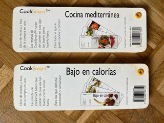Dos libros de cocina Cocina Mediterranea