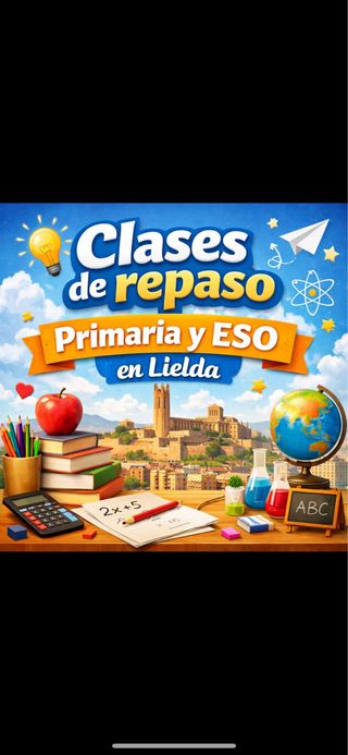 Clases de repaso primaria y ESO en Lleida
