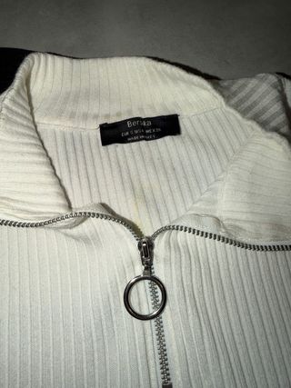 Conjunto 2 jerséis cremallera cuello alto