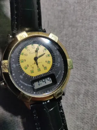 Orologio Cosmatime analogico digitale oro nero