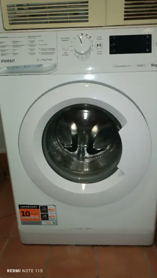 Lavadora Indesit Carga Frontal 9kg 1200rpm