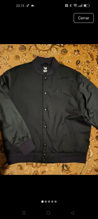 Chaqueta Bomber Nike Negra