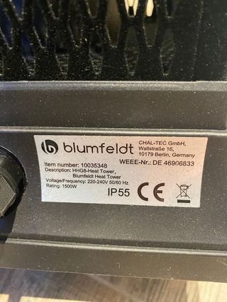 Calentador infrarrojo Blumfeldt Heizsporn