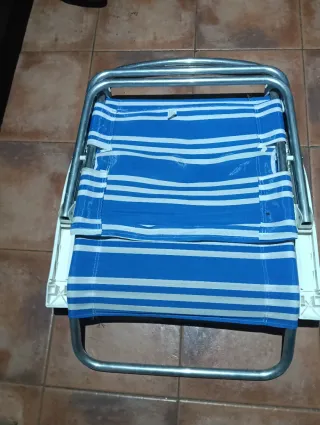 Silla dé playa baja
