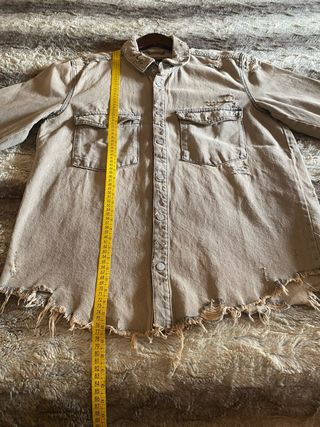 Sobrecamisa Zara Beige