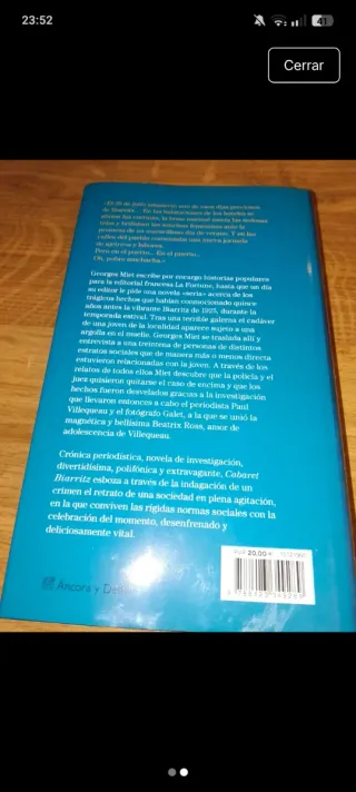 Libro: Cabaret Biarritz