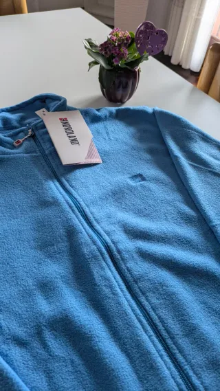 Pile invernale Nordland mezza zip azzurro - XL