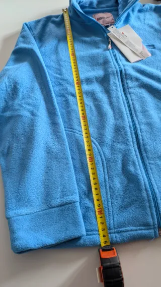 Pile invernale Nordland mezza zip azzurro - XL