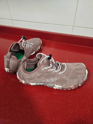 Zapatillas Saguaro Talla 38 Gris/Rosa