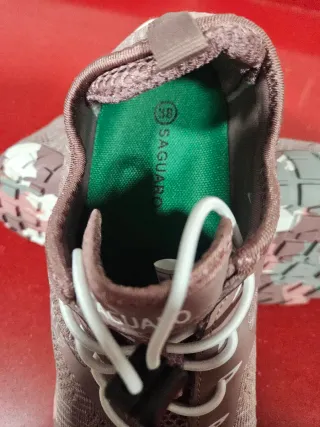 Zapatillas Saguaro Talla 38 Gris/Rosa