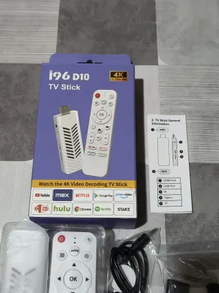 Tv Stick i96 D10 4k Ultra HD