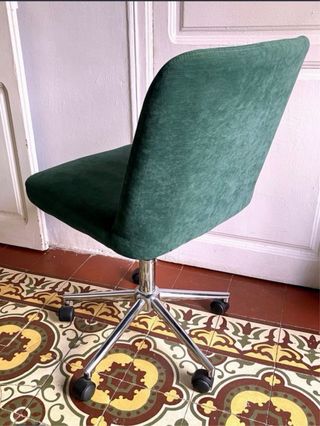 Silla escritorio vintage Sklum verde