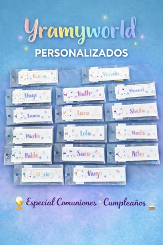 Marcapáginas personalizados