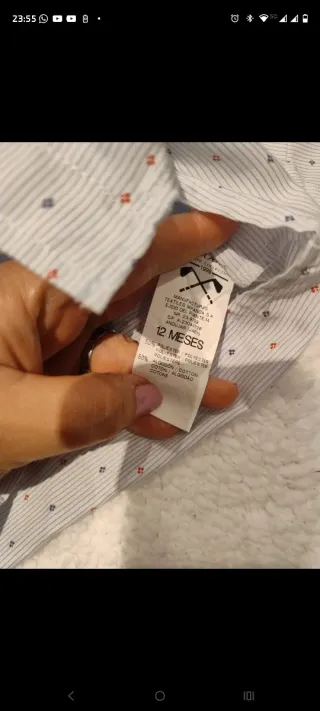 Camisa bebé estampada