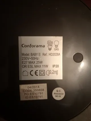 Flexo de escritorio azul