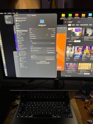 MacBook Air M2 Plata PANTALLA ROTA