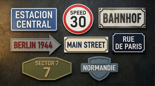 Carteles Scalextric / Dioramas