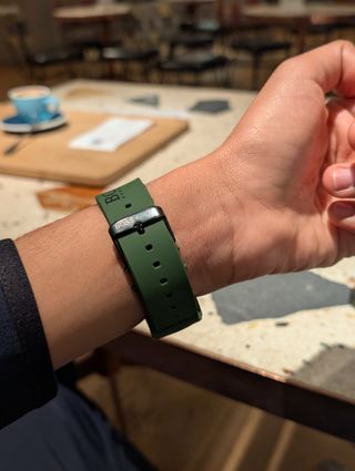 Reloj BOSS Gris con Correa Verde