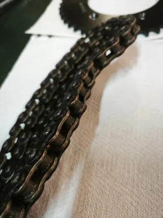 Plato, cadena y piñón Beta Enduro