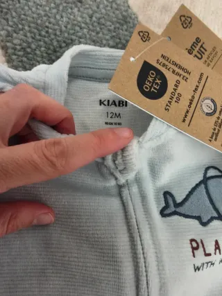 Pack 2 pijamas bebé 12 meses