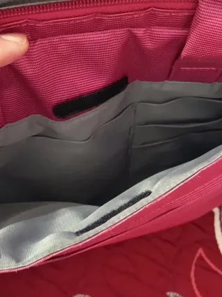 Lote 2 maletines ordenador 12" beige & fucsia