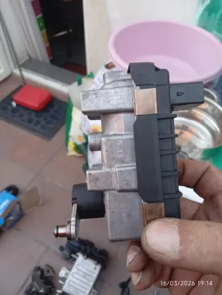 Motor de arranque y bomba de vacío