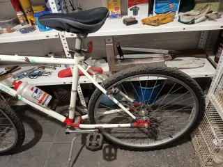 Bicicleta de montaña LOBAT blanca