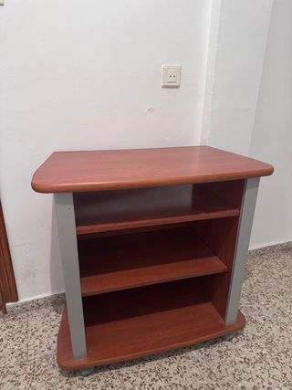 Mueble TV salón madera y metal