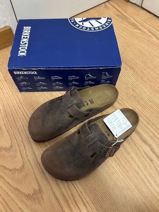 Birkenstock Boston Talla 42 Marrón
