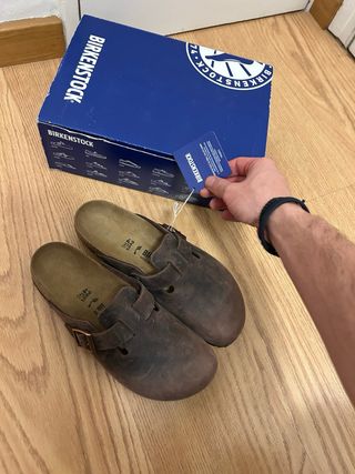 Birkenstock Boston Talla 42 Marrón