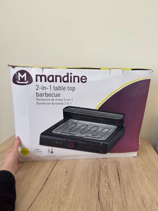 Barbacoa Eléctrica Mandine 2 en 1