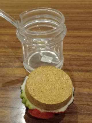 Açucareiro Acrílico Decorativo Frutas