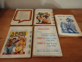 Lote 5 novelitas cómics adultos. Crónica Negra,