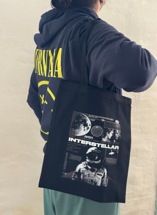 Totebag Interstellar Negro