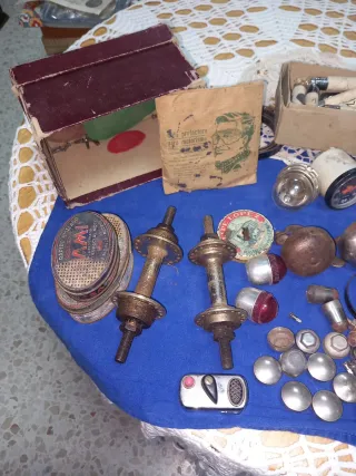 Lote piezas bici antigua