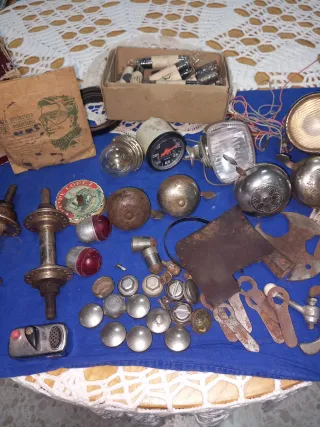 Lote piezas bici antigua