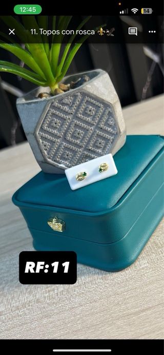 Aretes Chanel Oro Laminado 18K