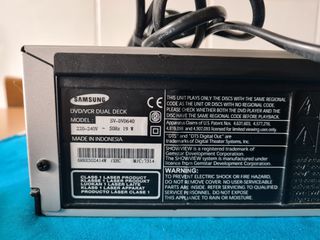 Samsung DVD + VHS Combo