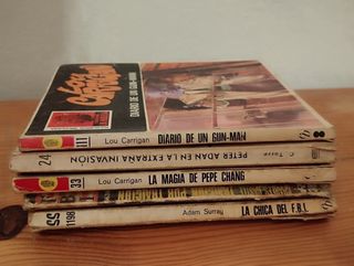 Lote 5 novelitas FBI, Servicio Secreto, Espionaje