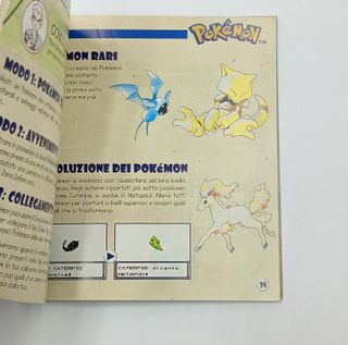 Manuale Trainer's Guide Pokémon Versione Gialla