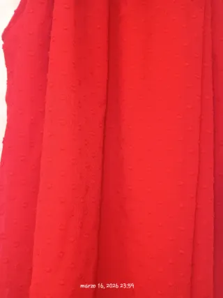 Camiseta de vestir Talla Única Roja