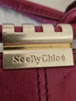 See By Chloé Bolso Rojo con Asa y Correa