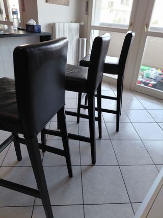 Sgabello bar in VERA pelle!!!