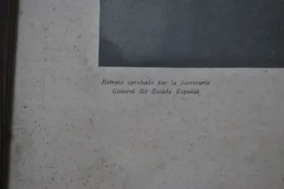 Antiguo grabado Franco Franco